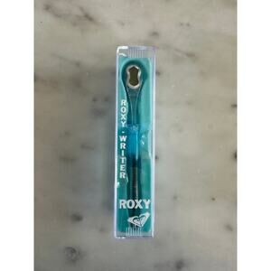 Vintage NIB Blue Roxy Digital Clock Pen*REQUIRES BATTERIES